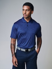 Bleu - Polos d’entraînement en maille Active Golf - Image 1 of 7