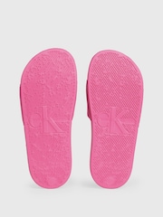 Calvin Klein Pink Monogram Slides - Image 3 of 6