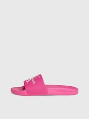 Calvin Klein Pink Monogram Slides - Image 5 of 6