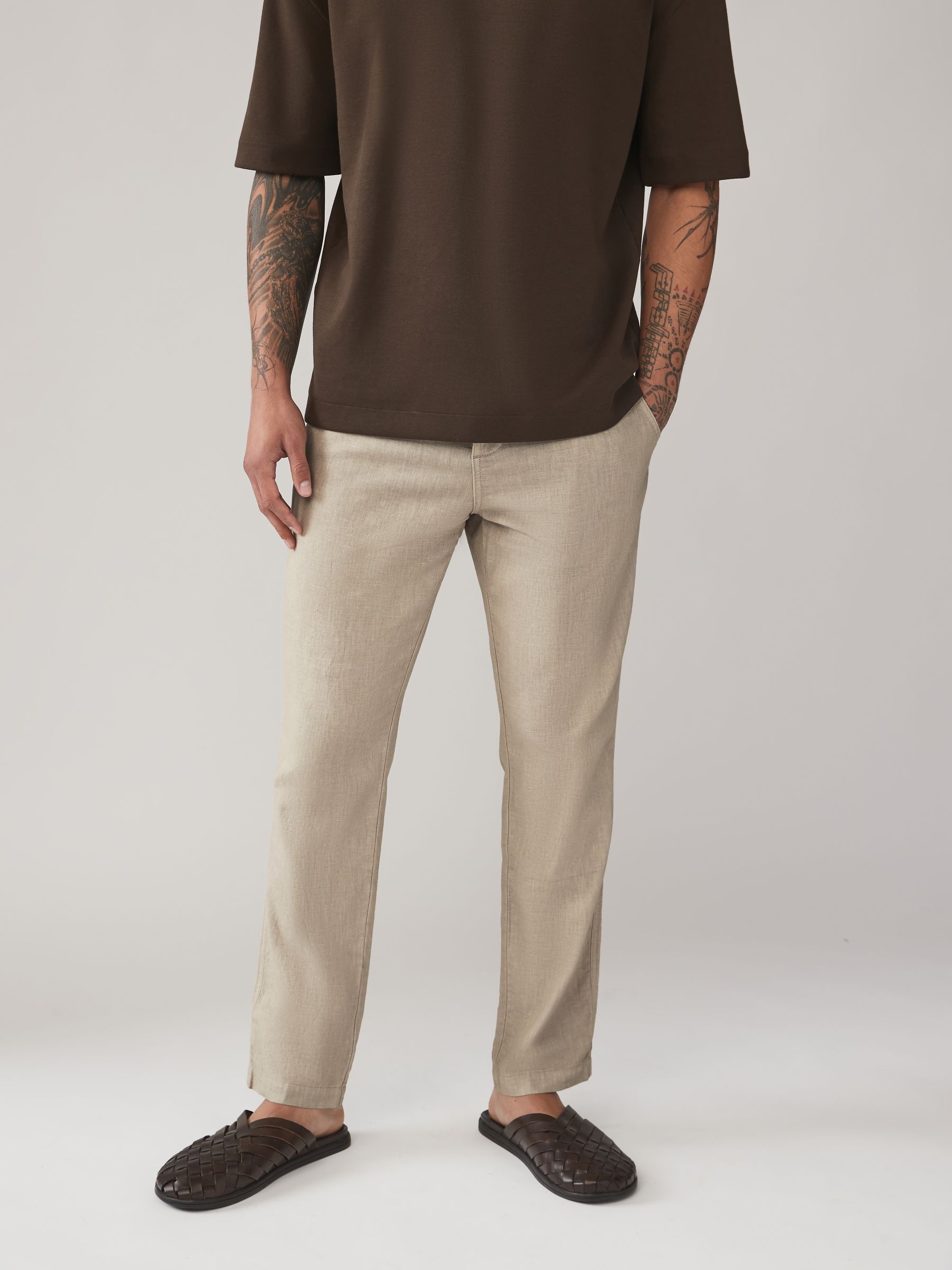 13811 Navy Blue Drawstring Pants
