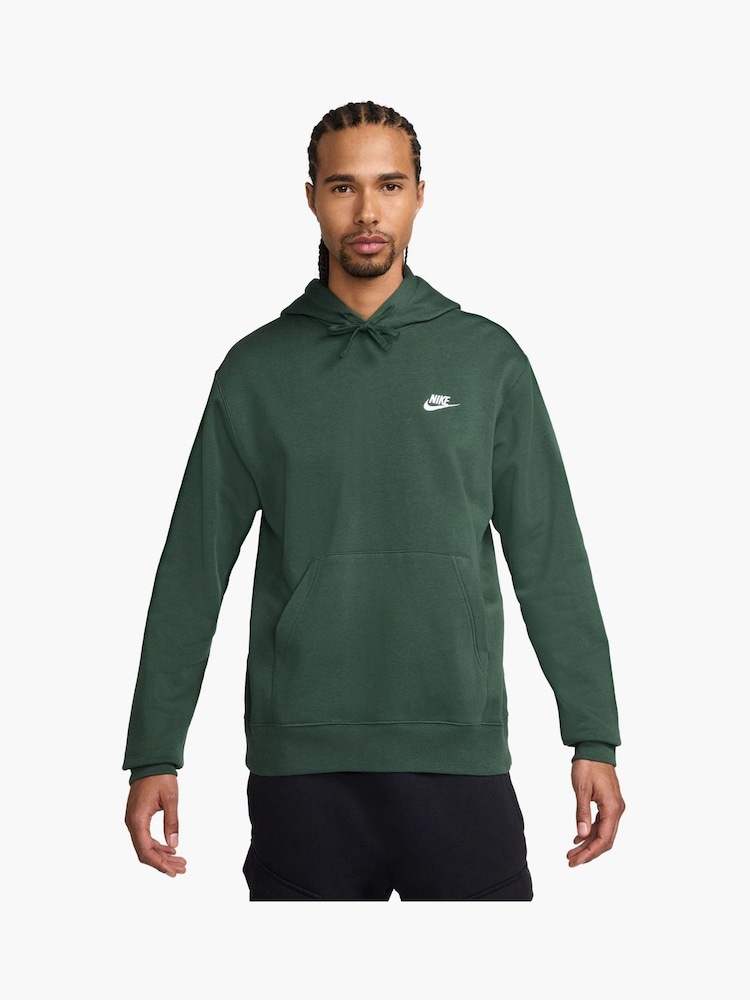Nike Fir/White Club Pullover Hoodie - Image 1 of 3