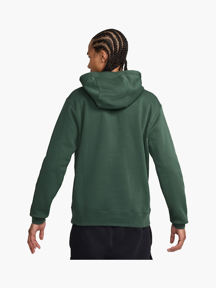 Nike Fir/White Club Pullover Hoodie - Image 2 of 3