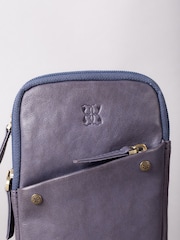 Lakeland Leather Blue Harstone Travel Bag - Image 2 of 7