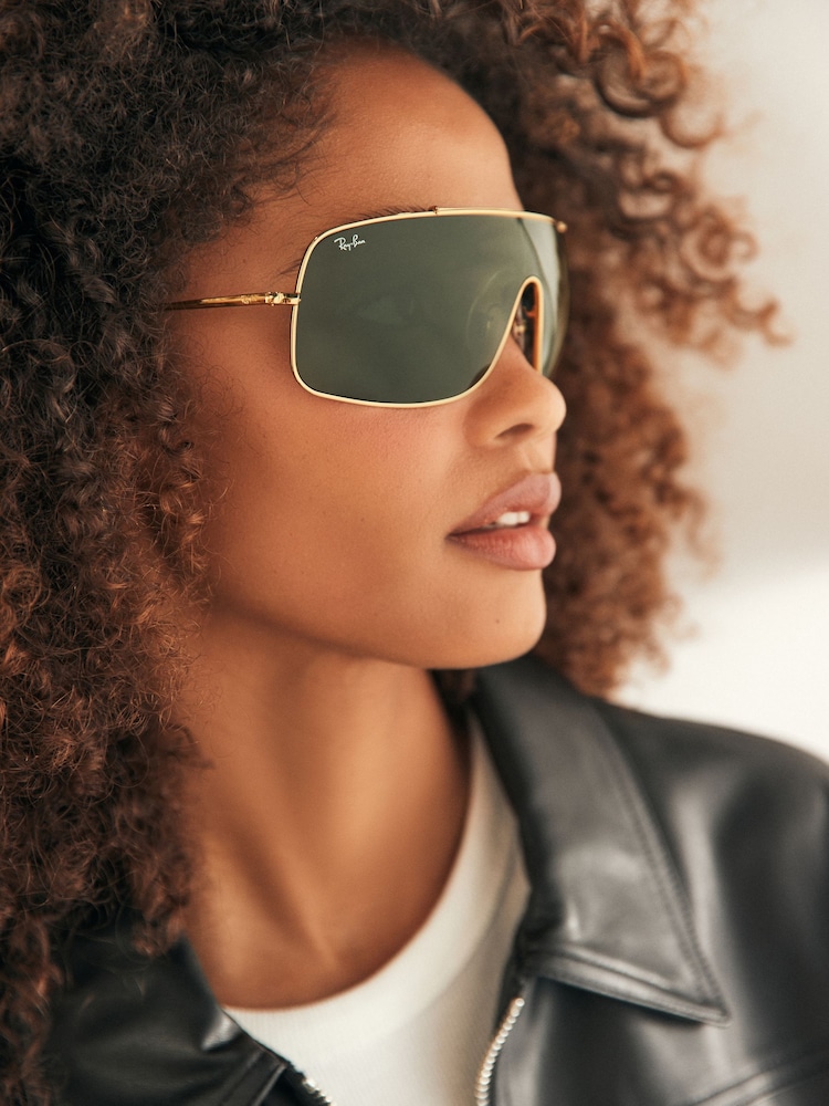 Ray Ban Gold Wings III Rb3897 Square Sunglasses - Image 2 of 8