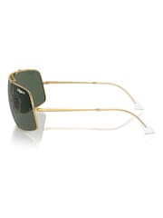 Ray Ban Gold Wings III Rb3897 Square Sunglasses - Image 8 of 8