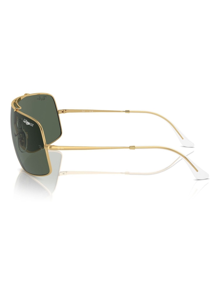 Ray Ban Gold Wings III Rb3897 Square Sunglasses - Image 8 of 8