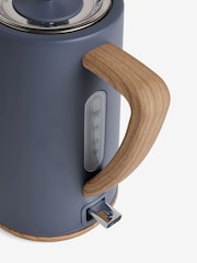 Blue Bronx Wood Effect Kettle - Image 3 of 4