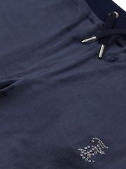 Juicy Couture Blue Girls Diamanté Bootcut Joggers - Image 5 of 7