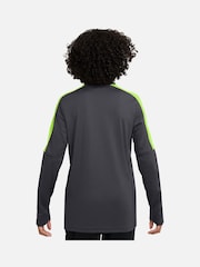 Nike Dark Grey/Volt Dri-FIT Academy23 Football Drill Top - Image 2 of 3