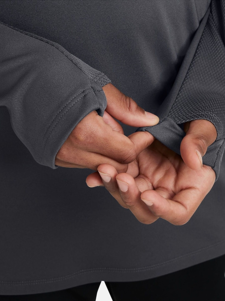 Nike Dark Grey/Volt Dri-FIT Academy23 Football Drill Top - Image 3 of 3