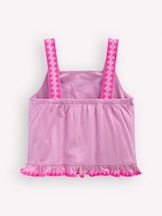 Boden Pink Embroidered Peplum Top - Image 2 of 3