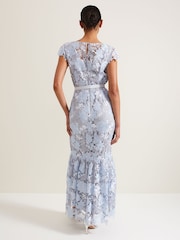 Phase Eight Blue Blanche Maxi Dress - Image 2 of 6
