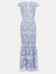 Phase Eight Blue Blanche Maxi Dress - Image 6 of 6