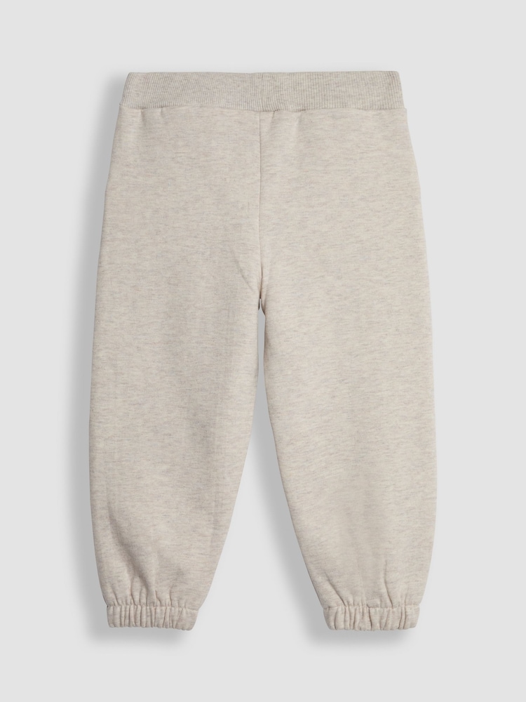 JoJo Maman Bébé Natural Hedgehog Appliqué Joggers - Image 2 of 3
