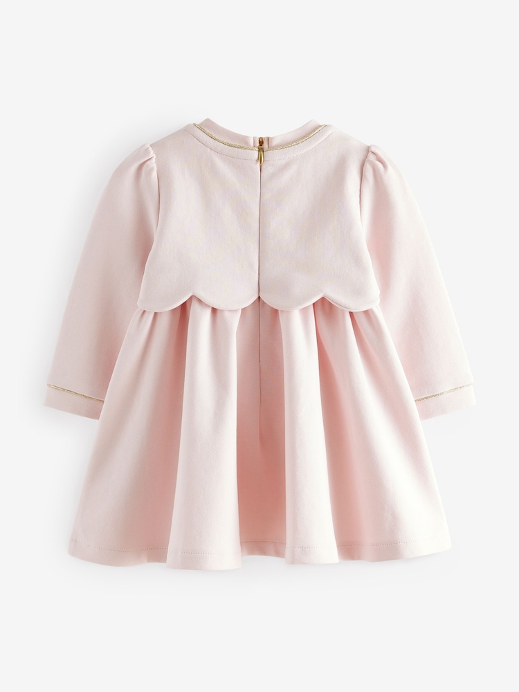 rožnata - Baker by Ted Baker rožnata pokrovača Ponte obleka - Slika 2 iz 7