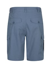 Azul - Pantalones cortos cargo para hombre 100% algodón Lakeside de Mountain Warehouse - Imagen 4 de 4