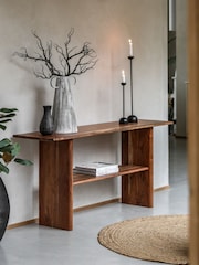 Gallery Home Natural Eddleston Console Table - Image 2 of 6
