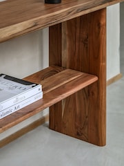 Gallery Home Natural Eddleston Console Table - Image 3 of 6