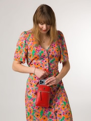 Conkca Bambino Leather Cross-Body Phone Bag - Image 2 of 8