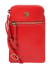 Conkca Bambino Leather Cross-Body Phone Bag - Image 3 of 8