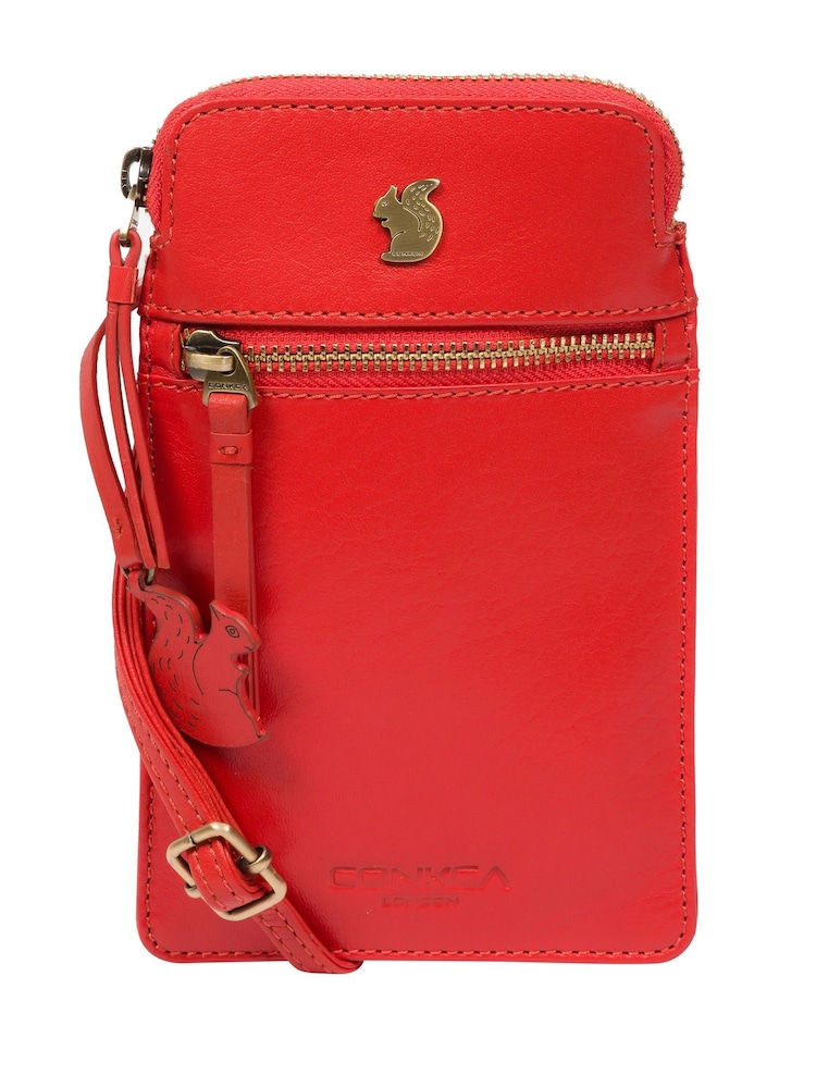 Conkca Bambino Leather Cross-Body Phone Bag - Image 3 of 8