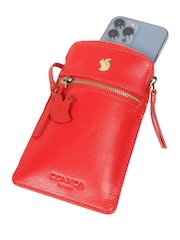 Conkca Bambino Leather Cross-Body Phone Bag - Image 8 of 8