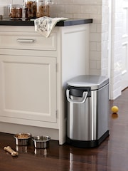 simplehuman Brushed Steel 30L Pet Food Bin - Image 2 of 5