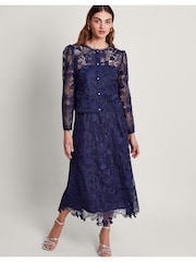 Monsoon Blue Abelia Lace Jacket - Image 2 of 5