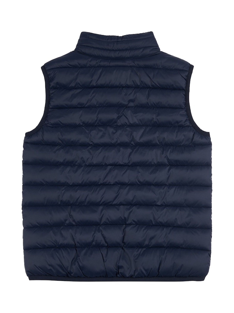U.S. Polo Assn. Blue Bound Quilted Boys Gilet - Image 5 of 6