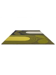 Orla Kiely Green Striped Tulip Rug - Image 4 of 4