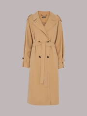 Whistles Neutral Petite Riley Trench Coat - Image 5 of 5