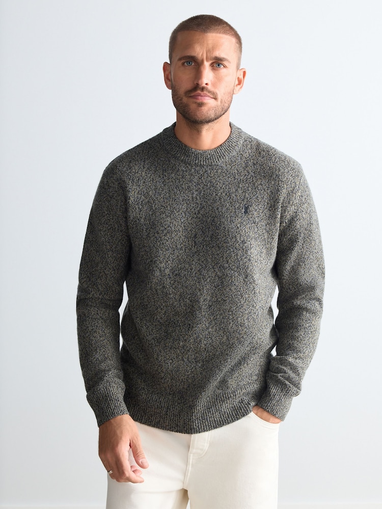 Grün - Premium-Pullover aus 100 % Lambswool, Regular Fit - Bild 2 von 5 Grün - Premium-Pullover aus 100 % Lambswool, Regular Fit - Bild 2 von 5