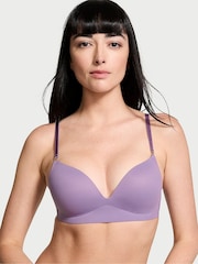 Victoria's Secret Frozen Plum Purple Non Wired Push Up Smooth Bra - Image 1 of 4