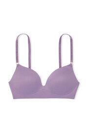 Victoria's Secret Frozen Plum Purple Non Wired Push Up Smooth Bra - Image 3 of 4