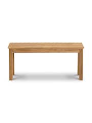 Julian Bowen Oak Coxmoor Bench - Image 3 of 5