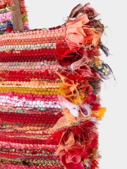 Joe Browns Orange Sari Fringed Tote Bag - Image 4 of 4