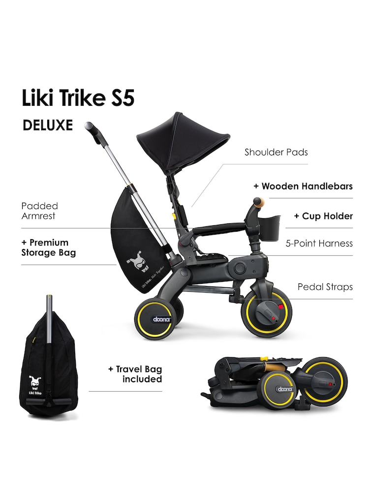 Doona Black Liki S5 Trike - Image 7 of 7