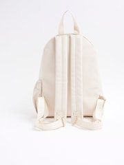 Creme - River Island Mädchen-Rucksack mit Prägung und Tasche - Bild 3 von 6