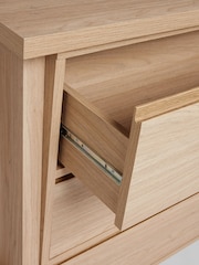 Light Natural Oti Oak Effect 6 Drawer Chest of Drawers - Image 9 of 9