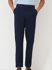 Синий - Прямые брюки чинос Crew Clothing - Image 1 of 5