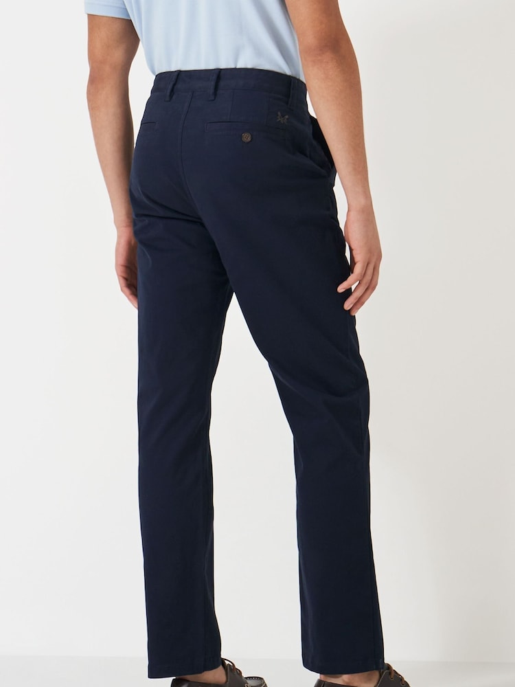 Синий - Прямые брюки чинос Crew Clothing - Image 2 of 5
