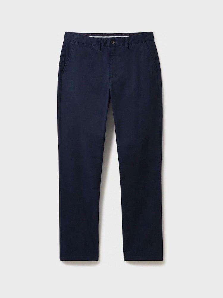 Azul - Crew Clothing Chinosretas para tripulação - Imagem 6 de 6