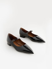 Black Forever Comfort® Point Toe Mary Jane Shoes - Image 5 of 10