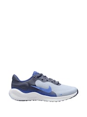 Nike Light Blue Youth Revolution 7 Trainers - Image 1 of 4