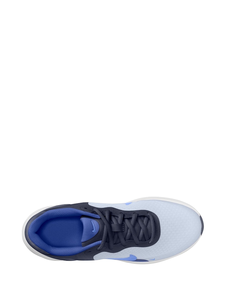 Nike Light Blue Youth Revolution 7 Trainers - Image 3 of 4