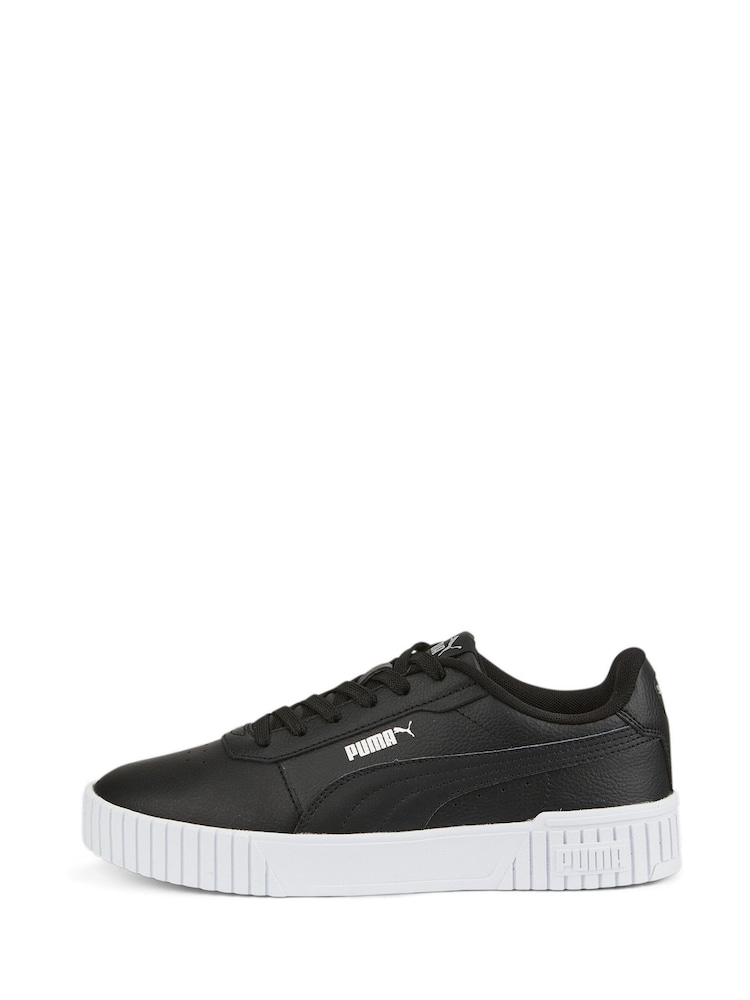 Puma Coal Black Womens Carina 2.0 Trainers - Image 1 of 6