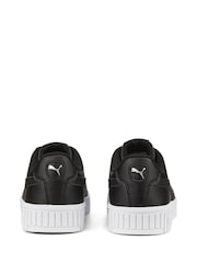 Puma Coal Black Womens Carina 2.0 Trainers - Image 3 of 6
