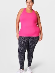 Sweaty Betty Punk Pink Athlete Seamless Workout Tank Top - Image 4 of 5