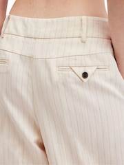 AllSaints White Payton Trousers - Image 6 of 8
