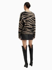 AllSaints Black Shana Mini Skirt - Image 2 of 5